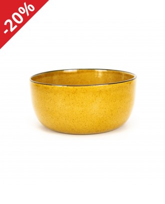 Bol ceramic pentru cereale, 14 cm, Citrino Mustard - VILLACER